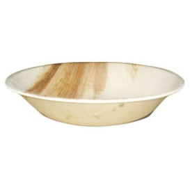 Palm Leaf Bowl Round Shape Ø18x3,5cm (25 Units)