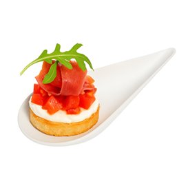 Sugarcane Mini Bowl Oval Shape White 8x5cm (500 Units)