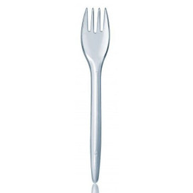 Plastic Fork PS "Luxury" Clear 17,5cm (2000 Units)