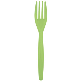 Plastic Fork PS "Easy" Lime Green 18cm (500 Units)