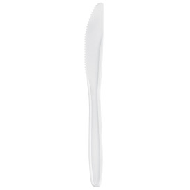 Plastic Knife Easy PP White 17,5cm (100 Units)  