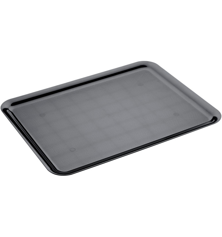 Plastic Tray Black 37x50cm (4 Units) 