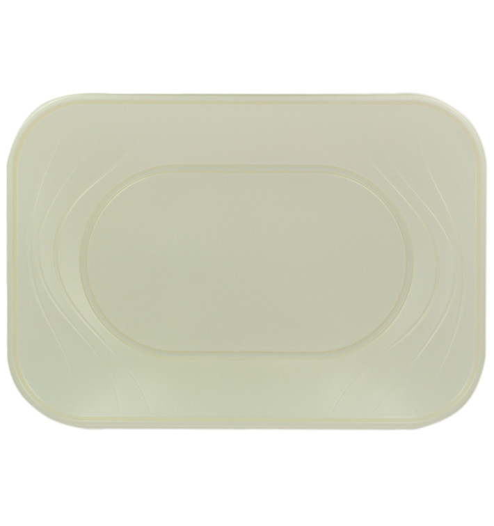 Plastic Tray Microwavable "X-Table" Pearl 33x23cm (60 Units)