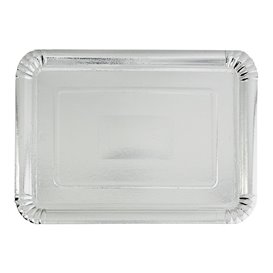 Paper Tray Rectangular shape Silver 18x24cm (800 Units)