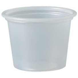 Plastic Souffle Cup PS Clear 30ml Ø4,8cm (250 Units)  