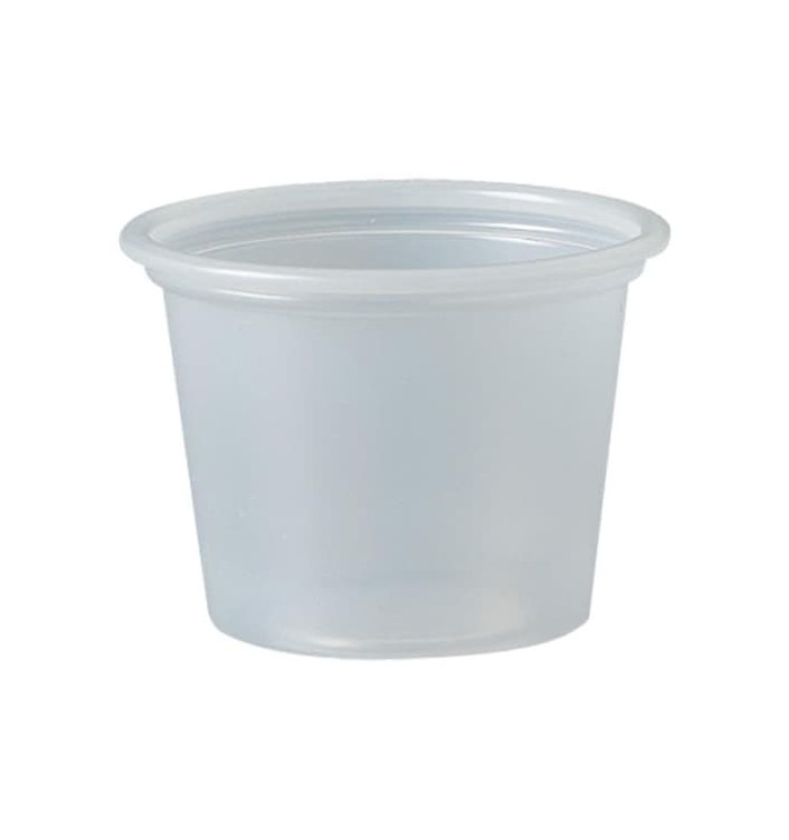Plastic Souffle Cup PS Clear 30ml Ø4,8cm (5000 Units)