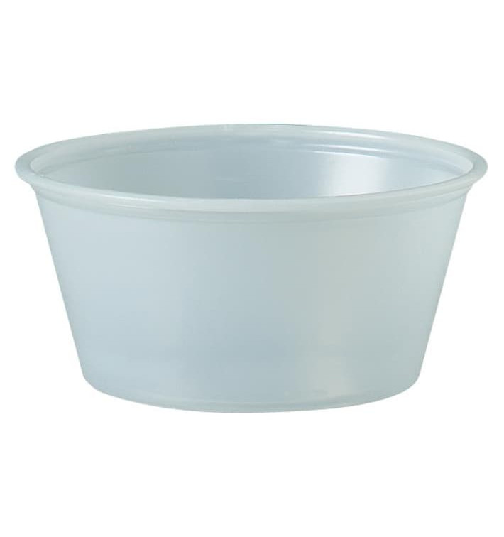 Plastic Souffle Cup PS Clear 100ml Ø7,3cm (2500 Units)