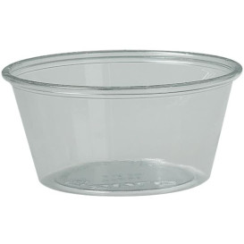 Plastic Souffle Cup PS Clear 100ml Ø7,3cm (250 Units)  