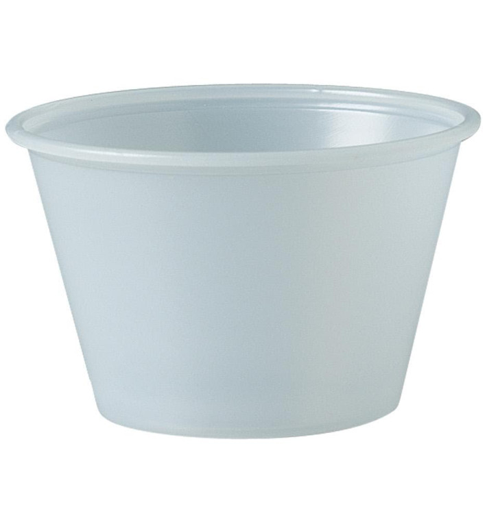 Plastic Souffle Cup PS Clear 120ml Ø7,3cm (2500 Units)