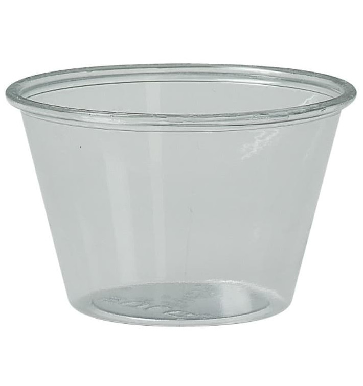Plastic Souffle Cup PS Clear 120ml Ø7,3cm (2500 Units)