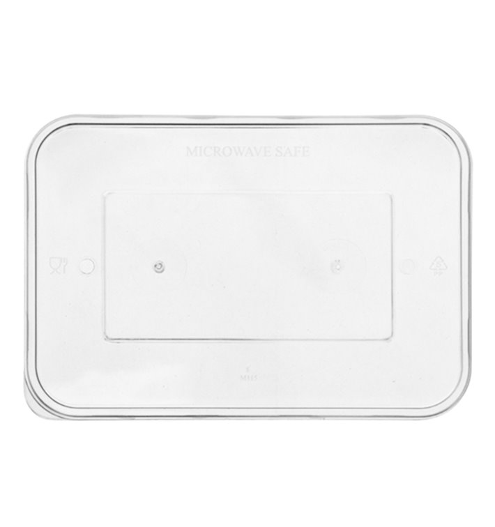 Plastic Lid for Tray Clear 15,7x11,2x5,1cm (500 Units)