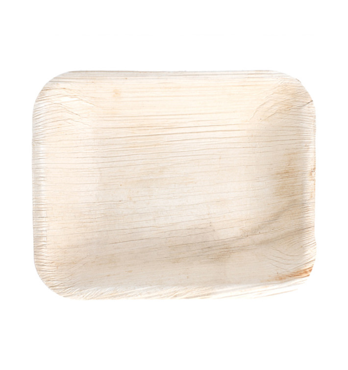 Palm Leaf Tray Rectangular Shape 16x12,5x3cm (25 Units) 