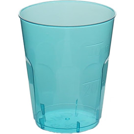 Plastic Shot PS Crystal "Diamant" Blue 50ml (600 Units)