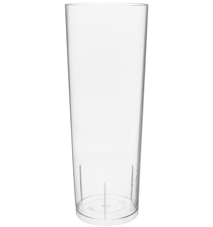 Plastic Collins Glass PS Crystal 300 ml (500 Units)