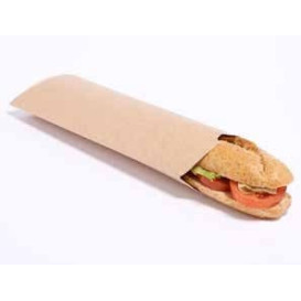 Paper Baguette Container Kraft Easy Opening (25 Units)