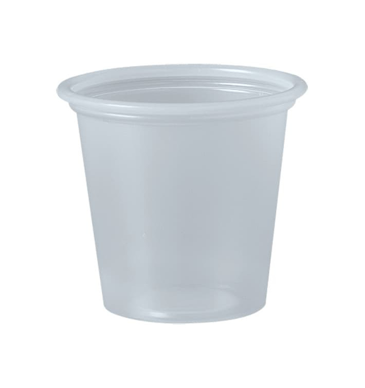 Plastic Souffle Cup PP Clear 35ml Ø4,8cm (2500 Units) 