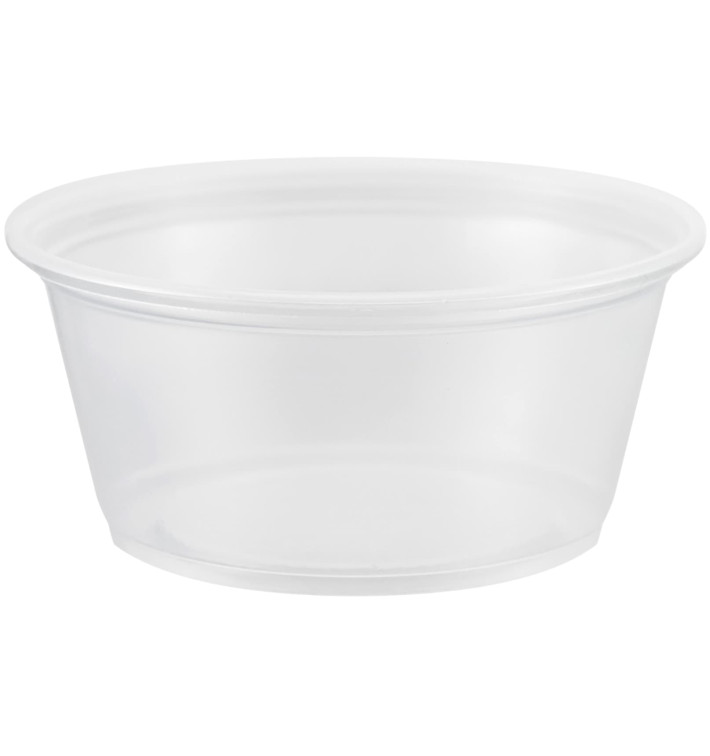 Plastic Souffle Cup PP Clear 100ml Ø7,3cm (2500 Units) 