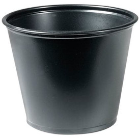 Plastic Souffle Cup PP Black 165ml Ø7,3cm (125 Units)  