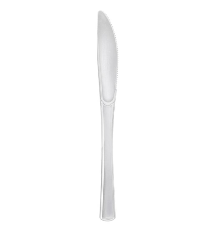Plastic Knife Metallized 20cm (500 Units)