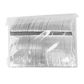 Plastic Fork Metallized 19cm (500 Units)
