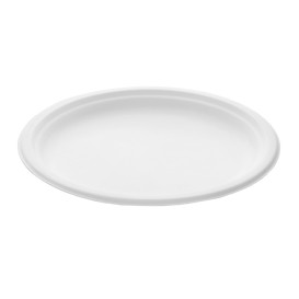 Sugarcane Plate White Ø26 cm (400 Units)