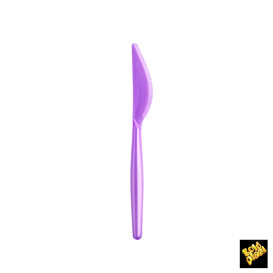 Plastic Knife PS "Easy" Pink Pearl 18,5cm (500 Units)