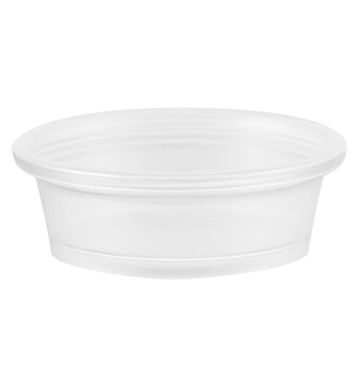 Plastic Souffle Cup PP Clear 15ml Ø4,8cm (125 Units)  