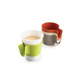 Plastic Cup Holder PP Black (12 Units)