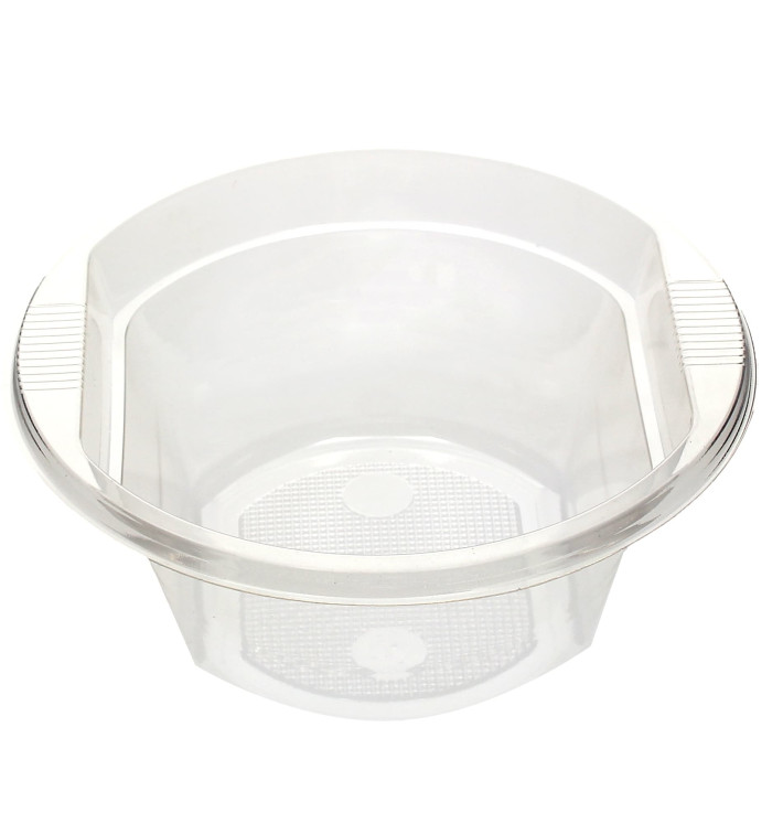 Plastic Bowl PS Crystal 630ml Ø16cm (10 Units)