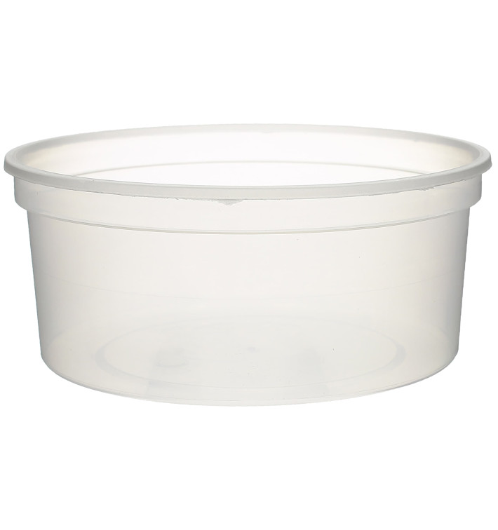 Plastic Deli Container Clear PP 350ml Ø11,5cm (500 Units)