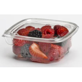 Plastic Deli Container PET Tamper-Evident 375ml 12x12x4cm (50 Units) 