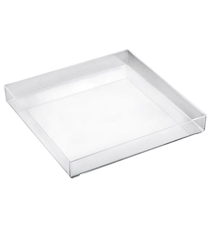 Plastic Tray Clear 30x30cm (1 Unit) 