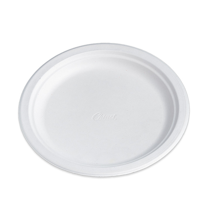 Paper Plate Wood Pulp Chinet White 27 cm (500 Units)