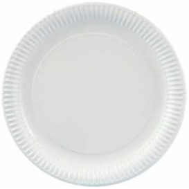 Paper Plate Round Shape White 38cm (50 Units) 