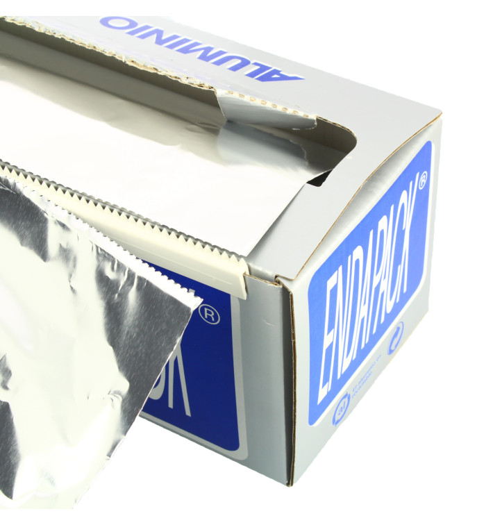 Aluminium Foil Wrap with Dispenser Box 40cmx300m 4Kg (6 Units)