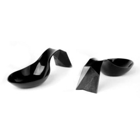 Tasting Spoon PS "Bon Ton" Black 11,6x2,9cm (20 Units) 