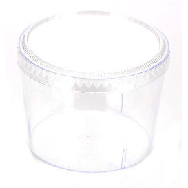 Plastic Lid for Plastic Tasting Cup PS Clear 8,3cm (200 Units)