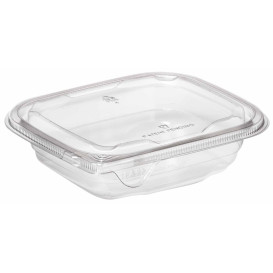 Plastic Deli Container PET Tamper-Evident 375ml 14x12x4cm (504 Units)