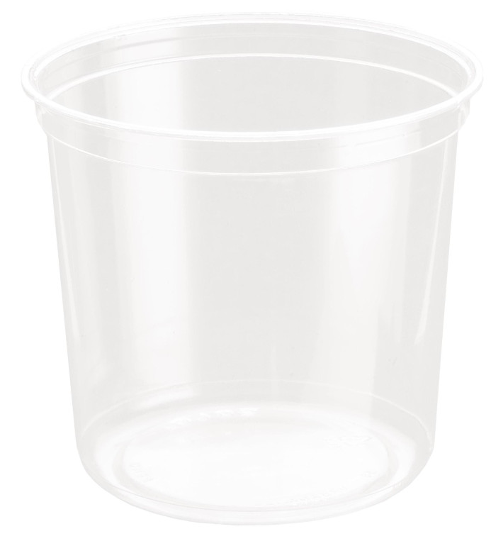 Plastic Deli Container rPET "DeliGourmet" 24 Oz/710ml (50 Units)