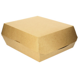 Paper Burger Box Kraft Giant size 23x17,5x8cm (25 Units) 