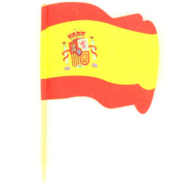 Spain Flag Food Pick 6,5cm (14400 Units)