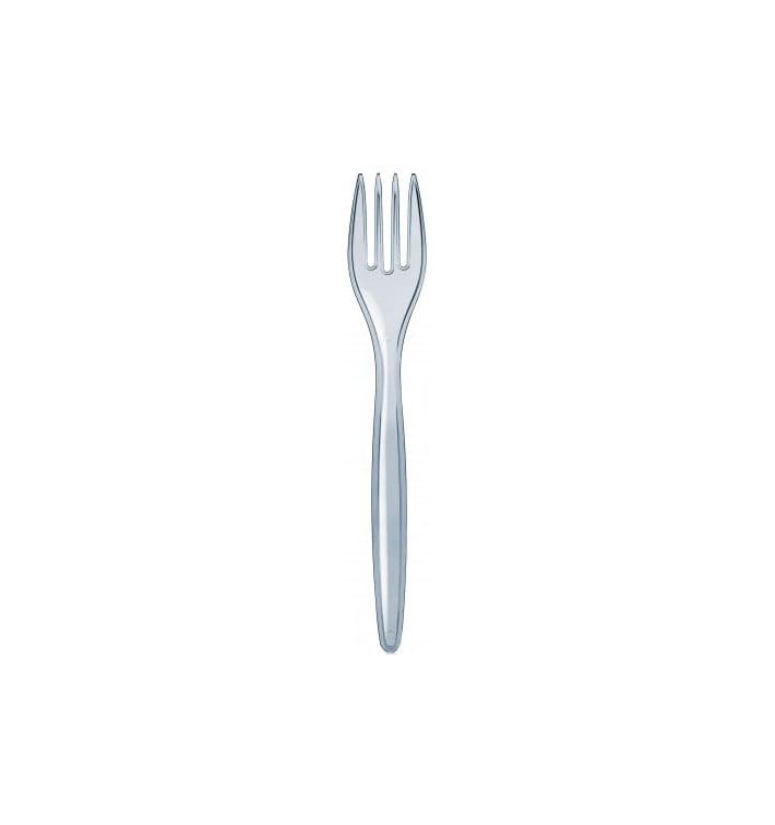 Plastic Fork PS "Luxury" Clear 17,5cm (100 Units)  