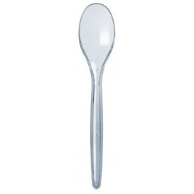 Plastic Spoon PS "Luxury" Clear 17,5cm (100 Units)  