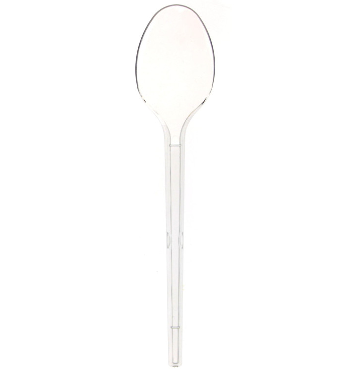 Plastic Spoon PS Clear 17cm (100 Units)  