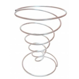 Serving Basket Containers Steel Ø10,5x15,5cm (6 Units)