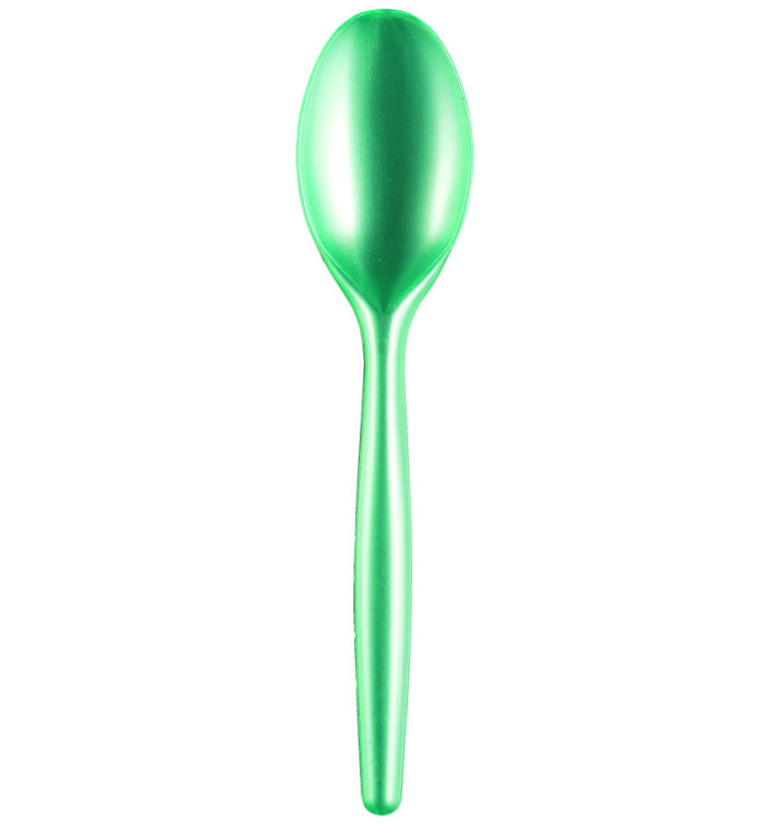 Plastic Spoon PS "Easy" Tiffany Pearl 18,5 cm (500 Units)
