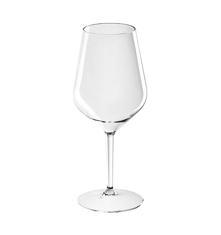 Reusable Plastic Glass Wine "Tritan" Clear 470ml (1 Unit) 
