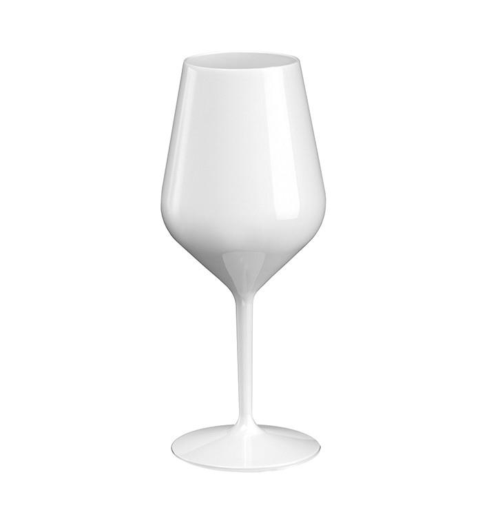Reusable Plastic Glass Wine "Tritan" White 470ml (6 Units)