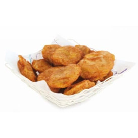 Basket Containers Square Shape Cream 22x22x6,5cm (6 Units)