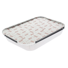 Paper Lid for Foil Pan "12 Cannelloni" 1180ml (100 Units)  